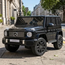 Детский электромобиль JJ2288EBLR-2(24V) черный двухместный Mercedes